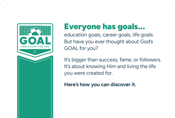 GOAL Tract (50/pkg)