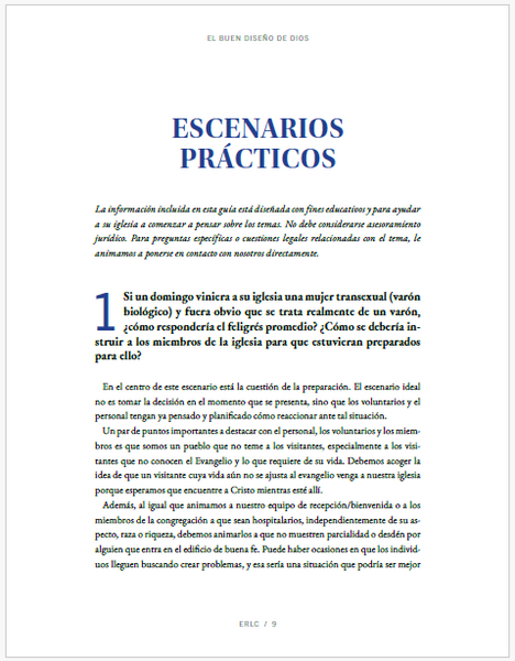 El Buen Diseño de Dios: Una Guía Práctica Para Responder a la Confusión de Género