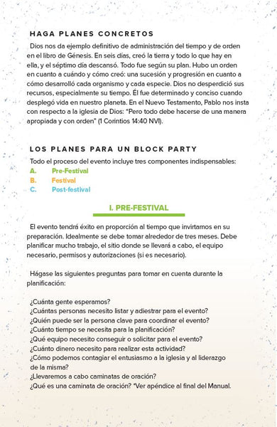 Cómo coordinar un block party (25/pkg) - Block Party Manual