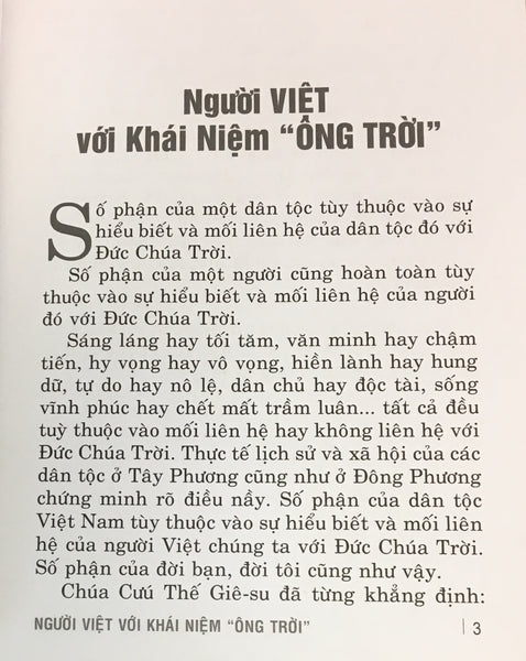 Người Việt Nam Với Khái Niệm "Ông Trời" (25/pkg) - Vietnamese Gospel